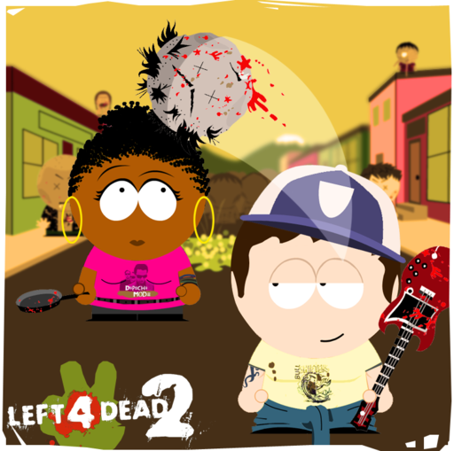 L4D2 и SPstyle – Эллис и Рошель (by minik) L4D2 и SPstyle – Эллис и Рошель (by minik)